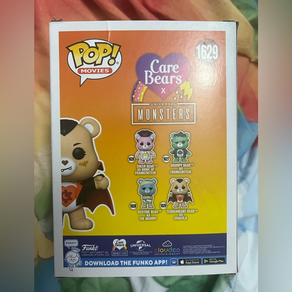 Care Bears Dracula Bear Funko Pop NIB - Picture 3 of 3